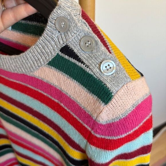 Multicoloured striped 1901 crewneck XS - Picture 6 of 8